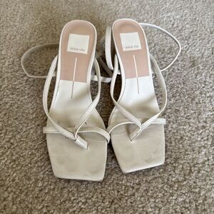 Dolce Vita Cream Strappy Sandals